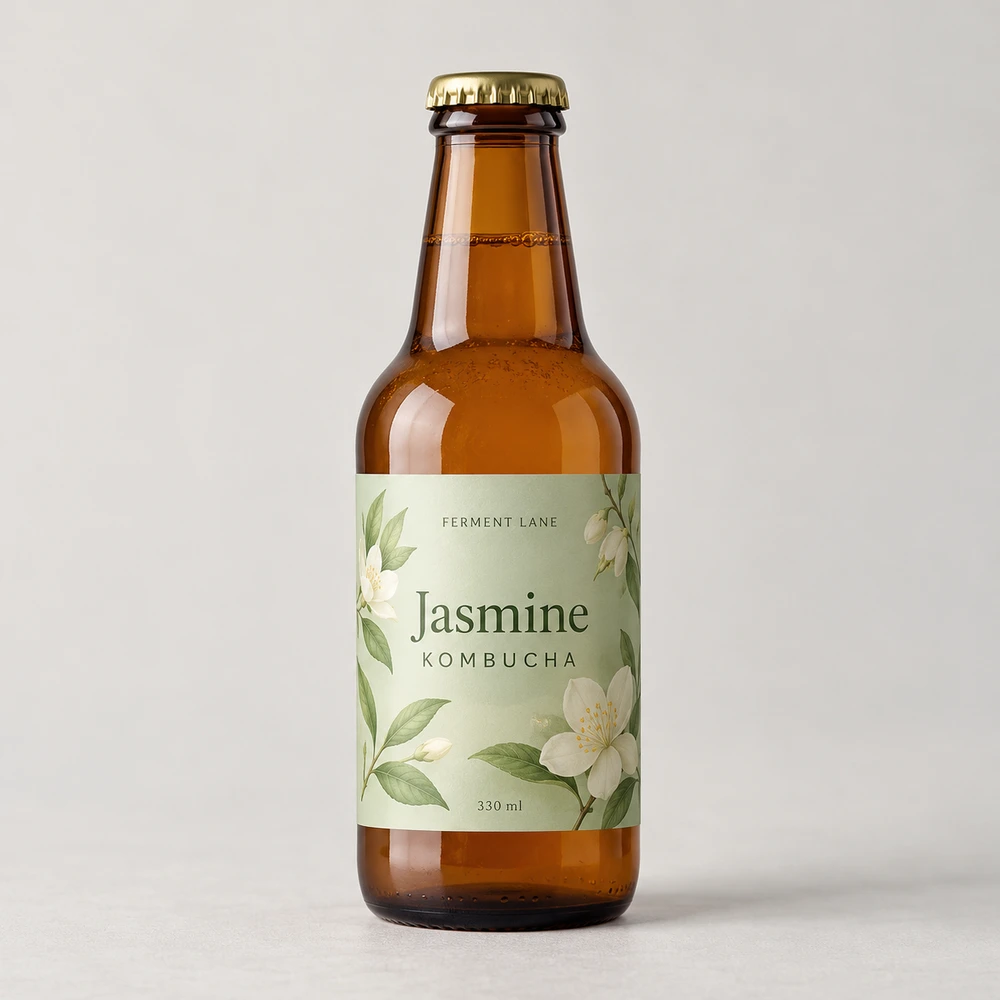 Jasmine kombucha — 330 ml
