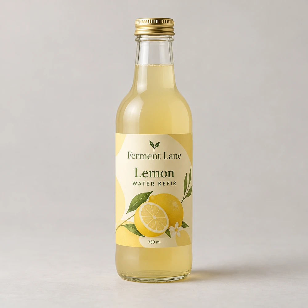 Lemon water kefir — 330 ml